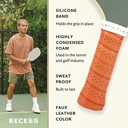 -Set of 2 - Competition Regulation, USA Pickleball Association Approved Rackets - Fiberglass Exterior, Canvas Covers, Comfort - Outdoor Style Company