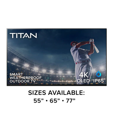 -Titan Covered Patio Outdoor Smart TV 4K OLED - Outdoor Style Company