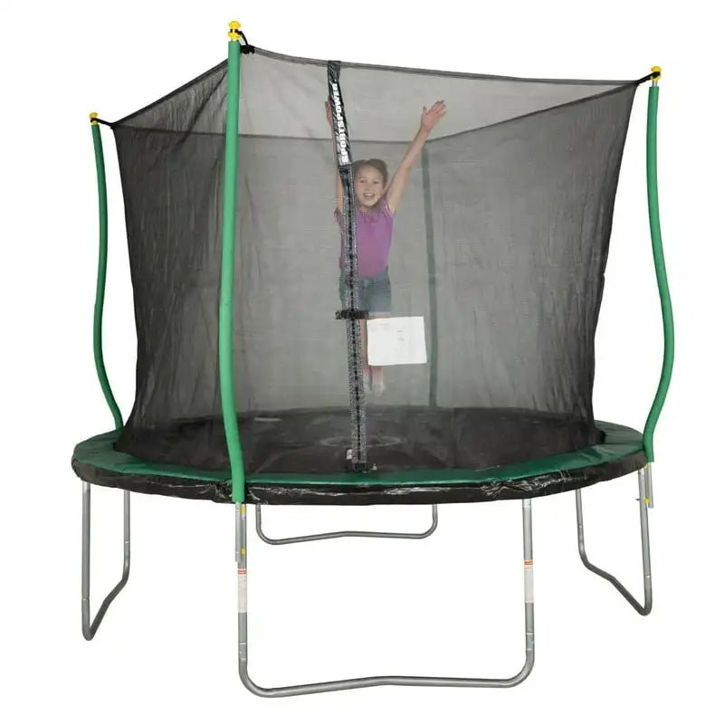 -Trampoline, Classic Safety Enclosure, Green/Black - Outdoor Style Company