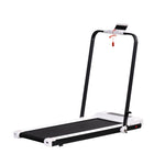 Sports and Fitness-Treadmill Folding Electric Running Machine with 7.5 MPH Speed, LED Display and Remote Control for Home Gym Workouts, White - Outdoor Style Company